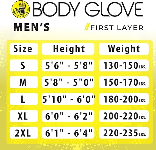 Miniatura 3 de Body Glove Camiseta de natación de manga larga ajustada UPF 50+ de secado rápido (S-XXL)