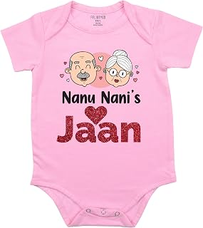 Fflirtygo Nana Nani Love Romper Baby Wear 100% Hosiery Cotton Infants Onesies/Rompers Half Sleeves/Body Suit/Sleepsuit/Kid... Price In India
