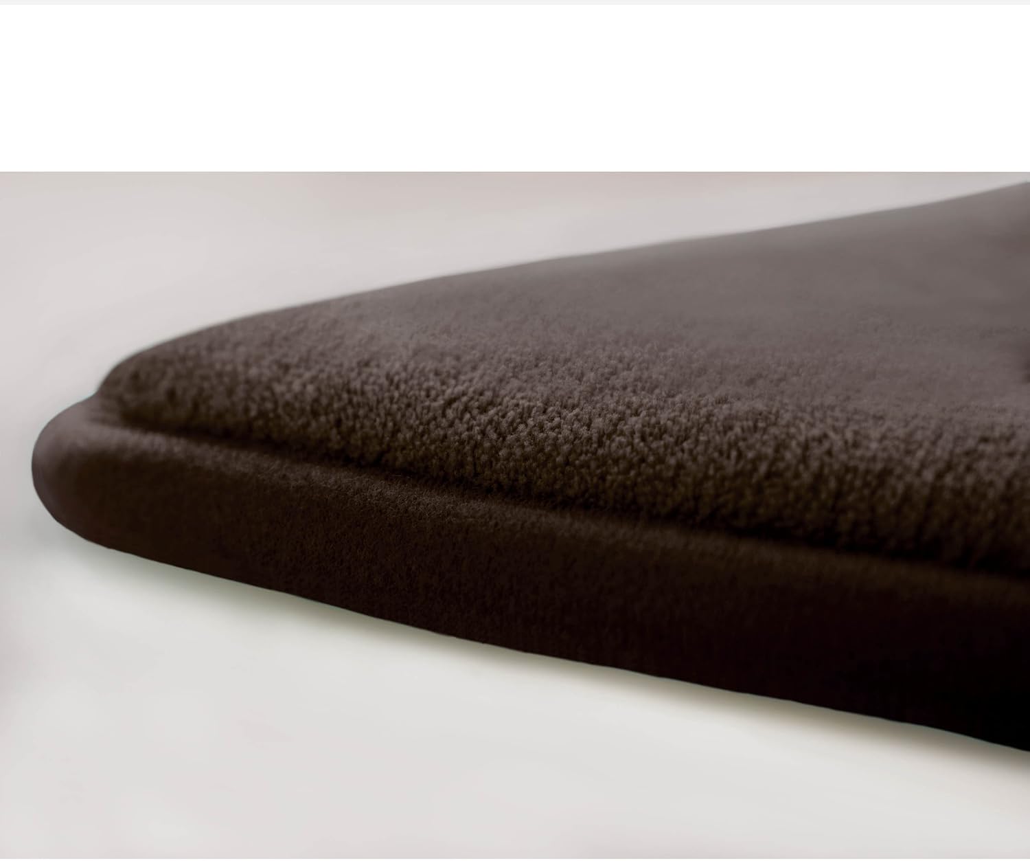 Palace Extra Thick Premium Plush 2 Piece Memory Foam Bath Mat Set with BounceComfort Technology, 17" x 24" Espresso