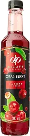 Dilute Xarope Cranberry Sabor Cranberry 500 Ml