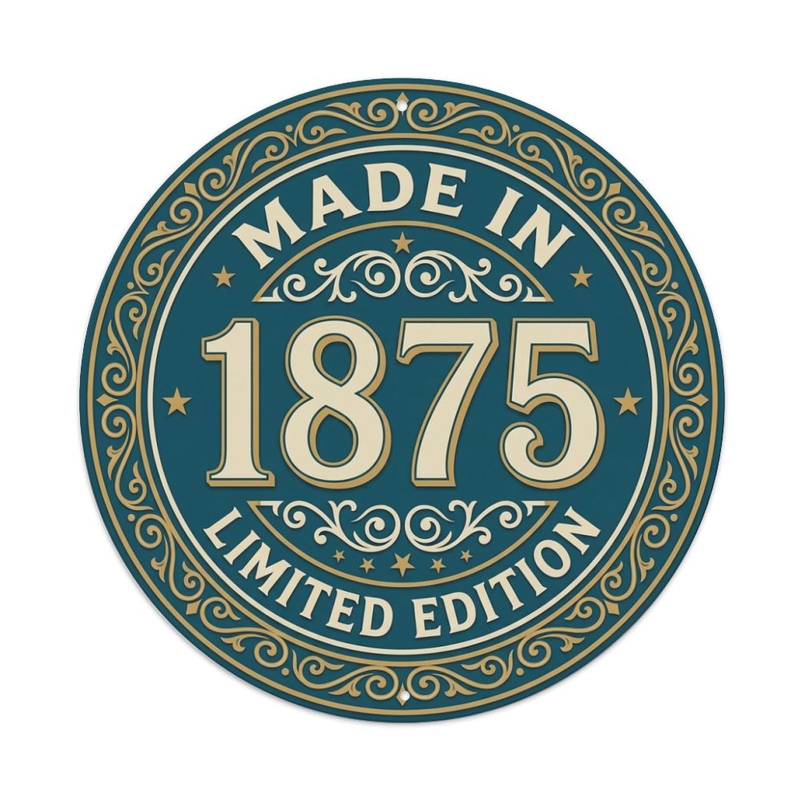 Made In 1875 Limited Edition Metal Tin Sign