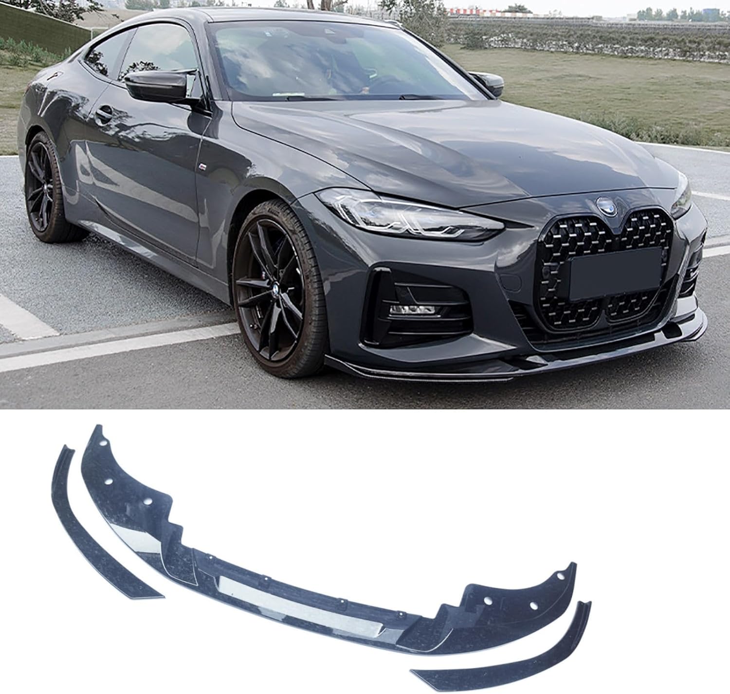 Amazon.com: CHIESMA Front Lip for 2021 2022 2023 2024 2025 BMW 4 Series ...