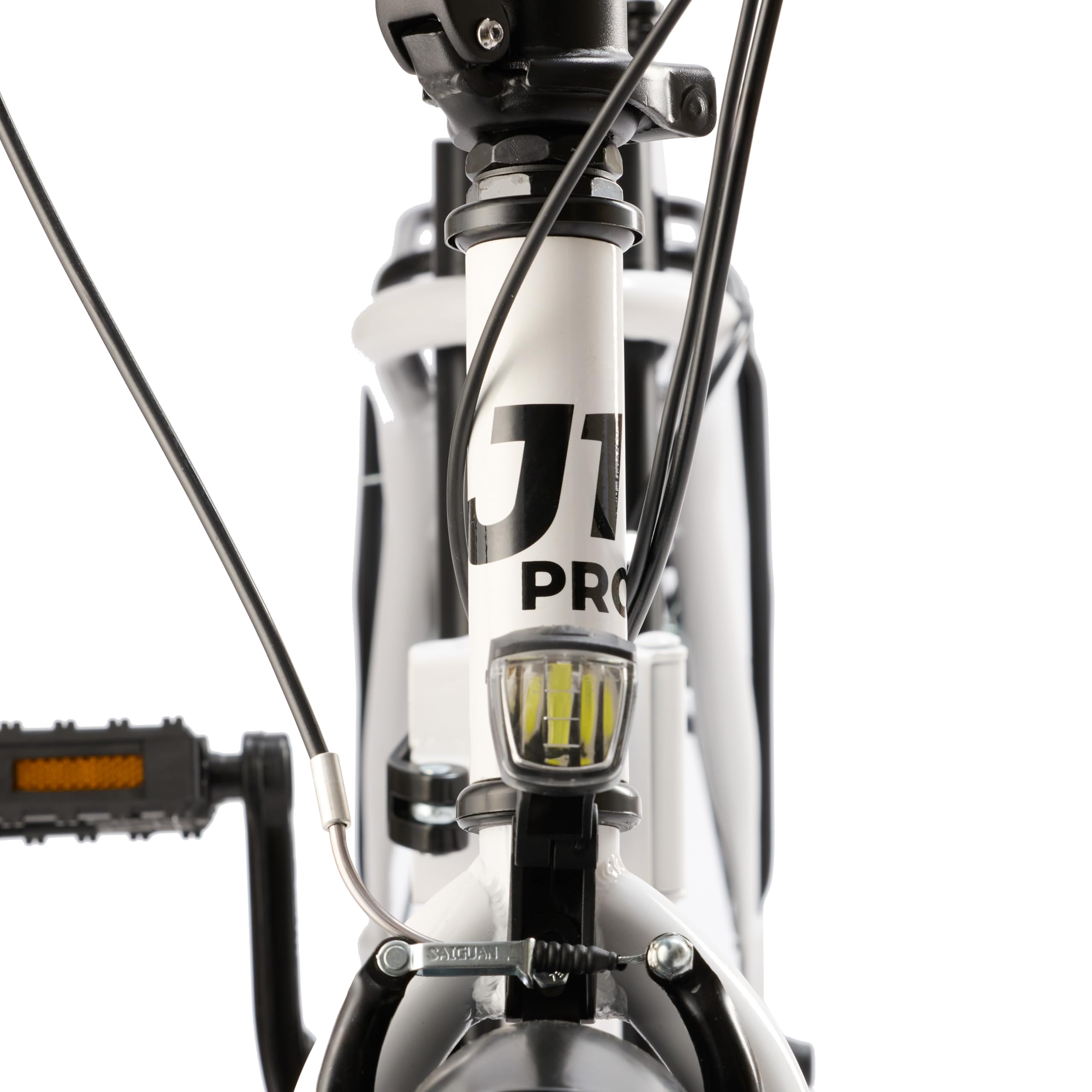 Nilox J1 PRO Bicicleta Eléctrica Plegable, Autonomía 40km y Velocidad 25 km/h, Motor Trasero 250 W y Batería Litio Extraíble 8 Ah, E-bike con Pantalla LED 5 niveles