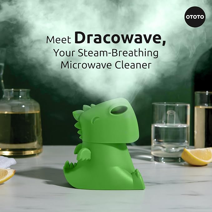 OTOTO Dracowave Limpiador de Microondas - Limpiador de Vapor Dragón miniatura 2