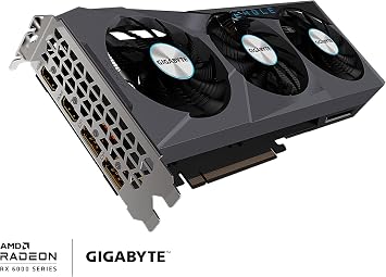 Gigabyte Radeon RX 6600 XT Eagle 8G Graphics Card, WINDFORCE 3X Cooling System, 8GB 128-bit GDDR6, GV-R66XTEAGLE-8GD Video Card