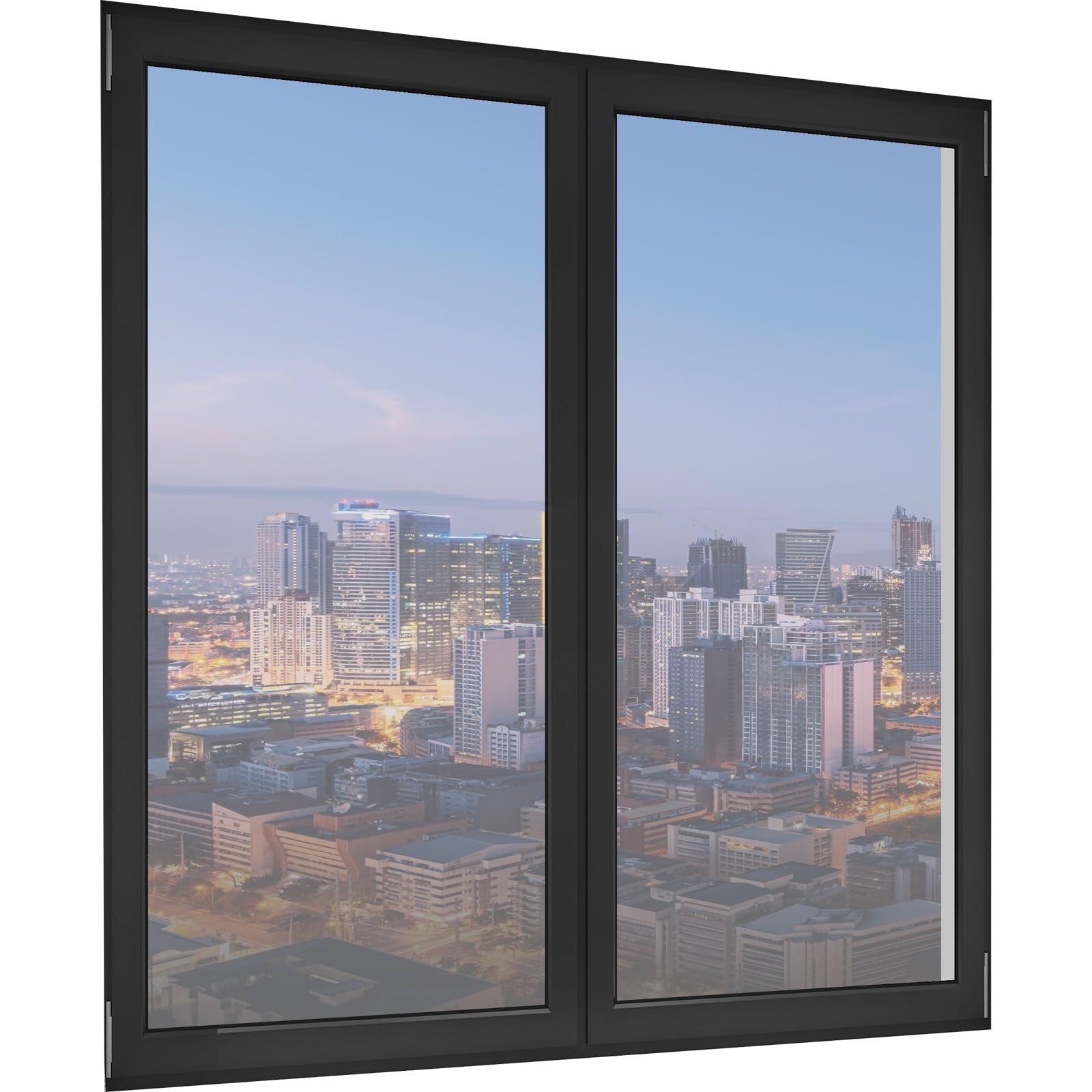 Window Tint Film 20 x 600 cm Anti Glare Sun Blocker UV Heat Reflective One Way Mirror Window Film Self Adhesive for House Office, Silver