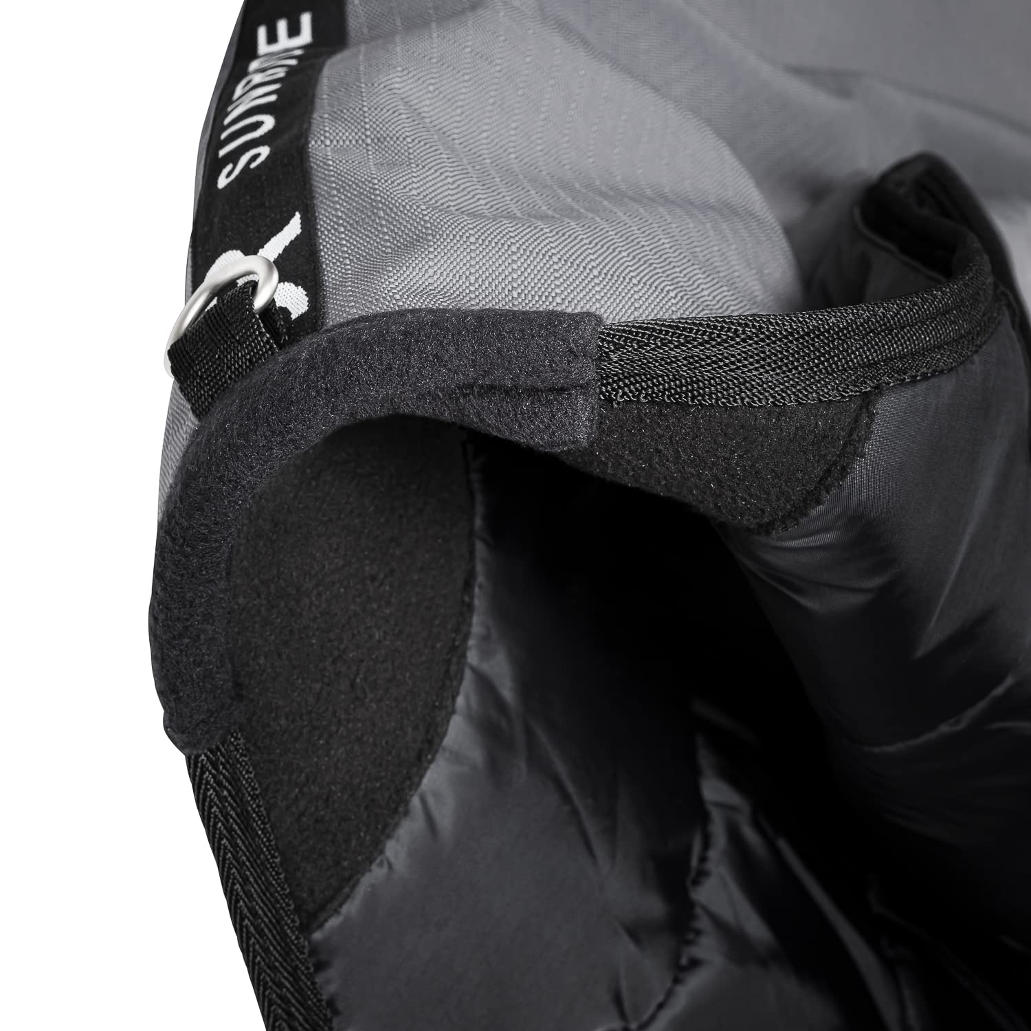 SUNRIDE Manta Invierno Caballo 450g (Alaska) – 1200D Impermeable – 3000 mm – Transpirable – Compatible con Liner – Cuello Desmontable – Reflectante (140 cm, Gris)