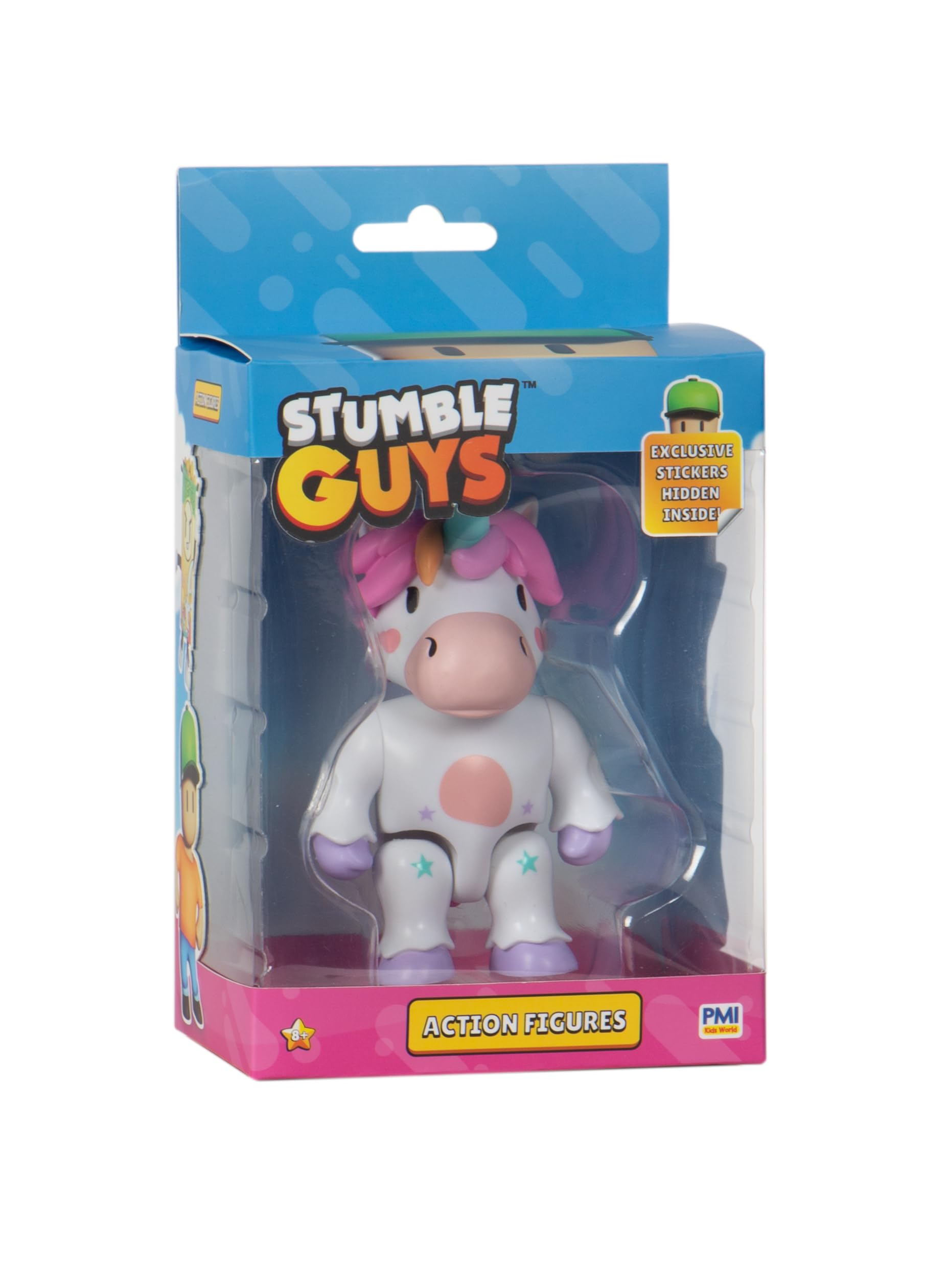 Rocco Giocattoli Stumble Guys Action Figures Sprinkles cm 11, Multicolor, 11 cm