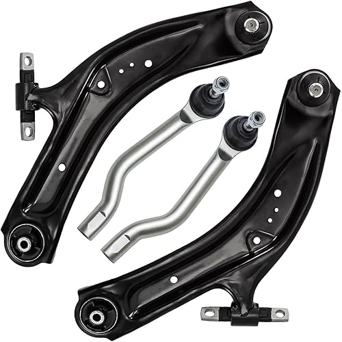 Miniatura 53 de Detroit Axle - Kit de brazos de control delanteros de 4 piezas para Nissan Cube 2009-2014, Nissan Versa 2007-2012 2 brazos de control inferiores con