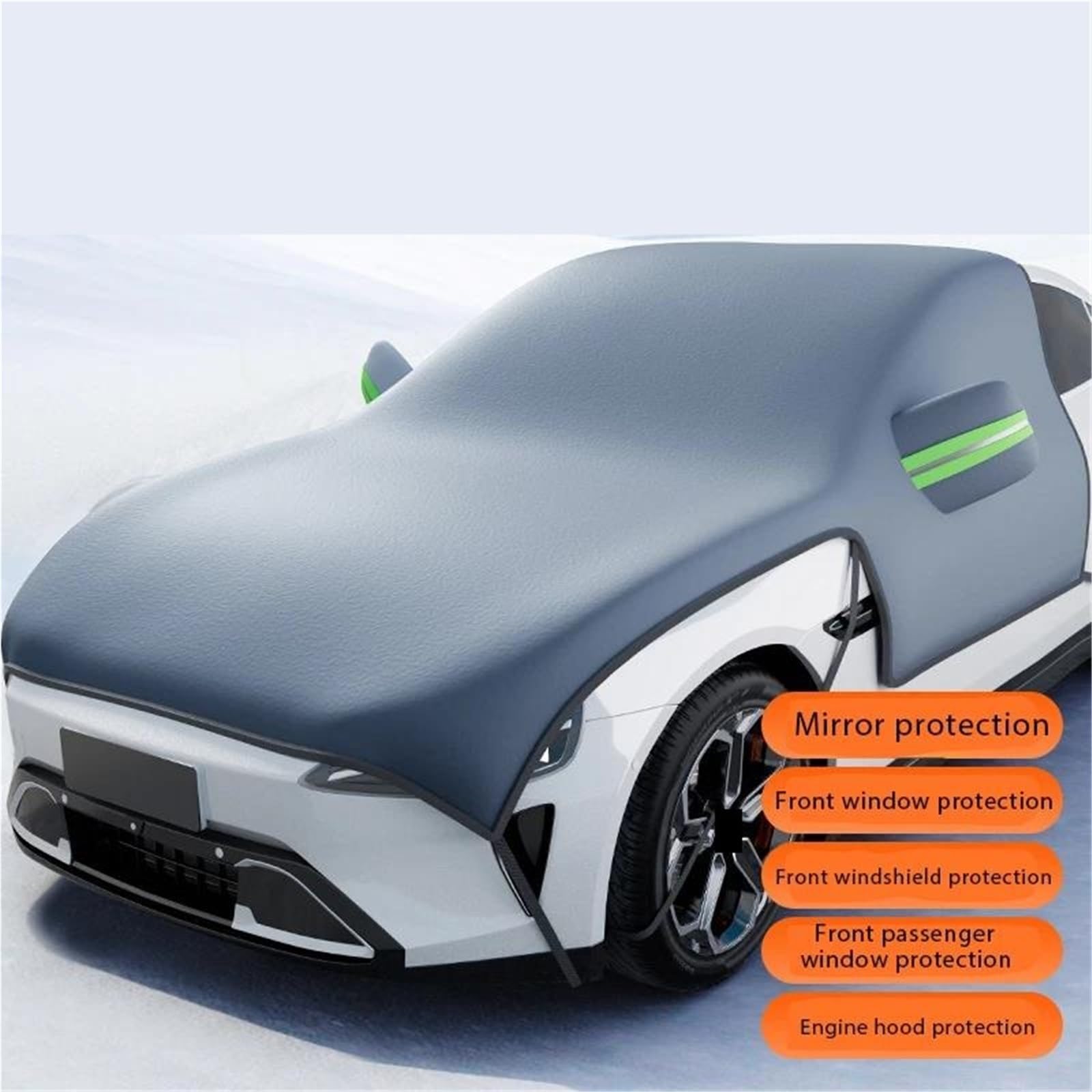 Finestra Copertura da Neve Protezione Parasole Parabrezza per Auto Protezione Solare Anteriore Copertura Auto Telo Antighiaccio