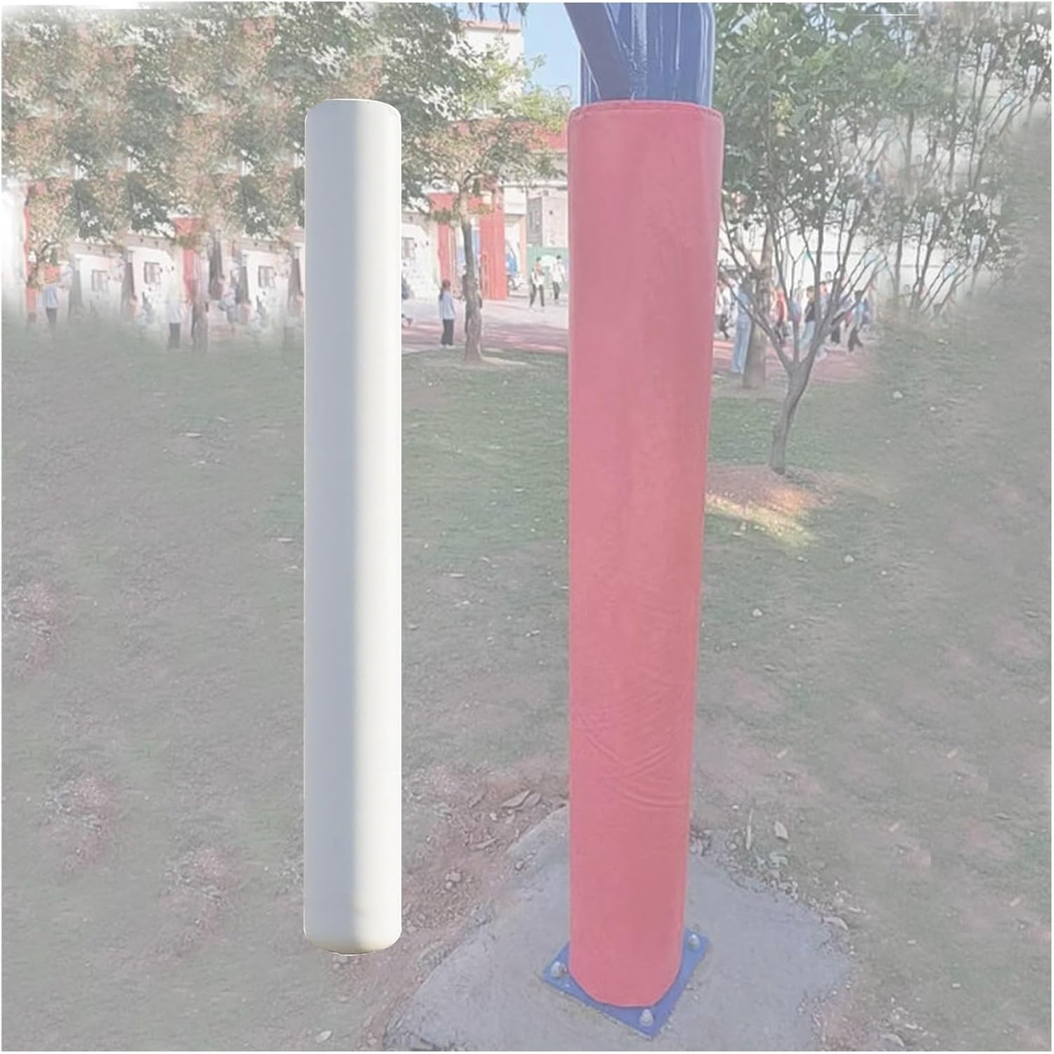 Basketball Pole Pads, Removable Cylindrical Soft Patch 2cm Thickness, Protection Safety for Kindergarten Garage