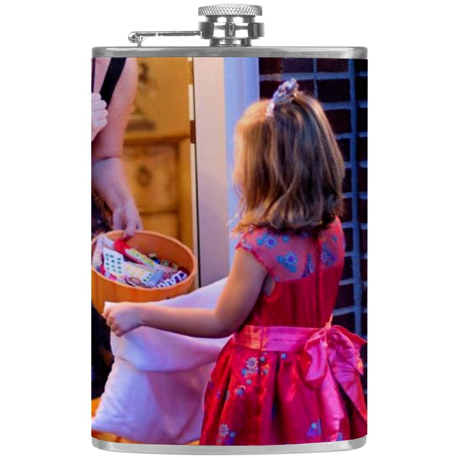Flasque pour liqueur avec entonnoir en inox pour camping et boissons