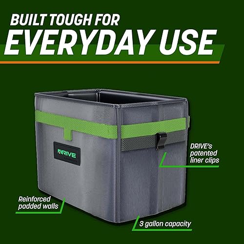 Miniatura 3 de Bolsa de basura para auto Paquete de 10 verde Green Strap