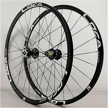 26/27.5/29" Mountain Bike Wheelsets,Aluminum Alloy Rim Quick Release Axles Disc Brake Wheels for 8 9 10 11 12 Speed Freewheels Wheelset Color Black, Size 26INCH