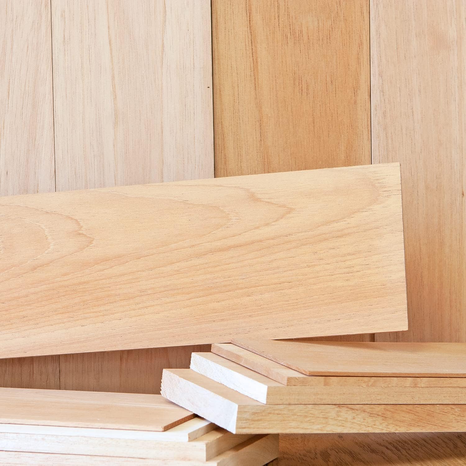 1/8โ x 8โ x 12โ Spanish Cedar Solid Hardwood Unfinished for Crafts, DYI, Scroll Saw, Woodworking and Laser Engraving (1pc)