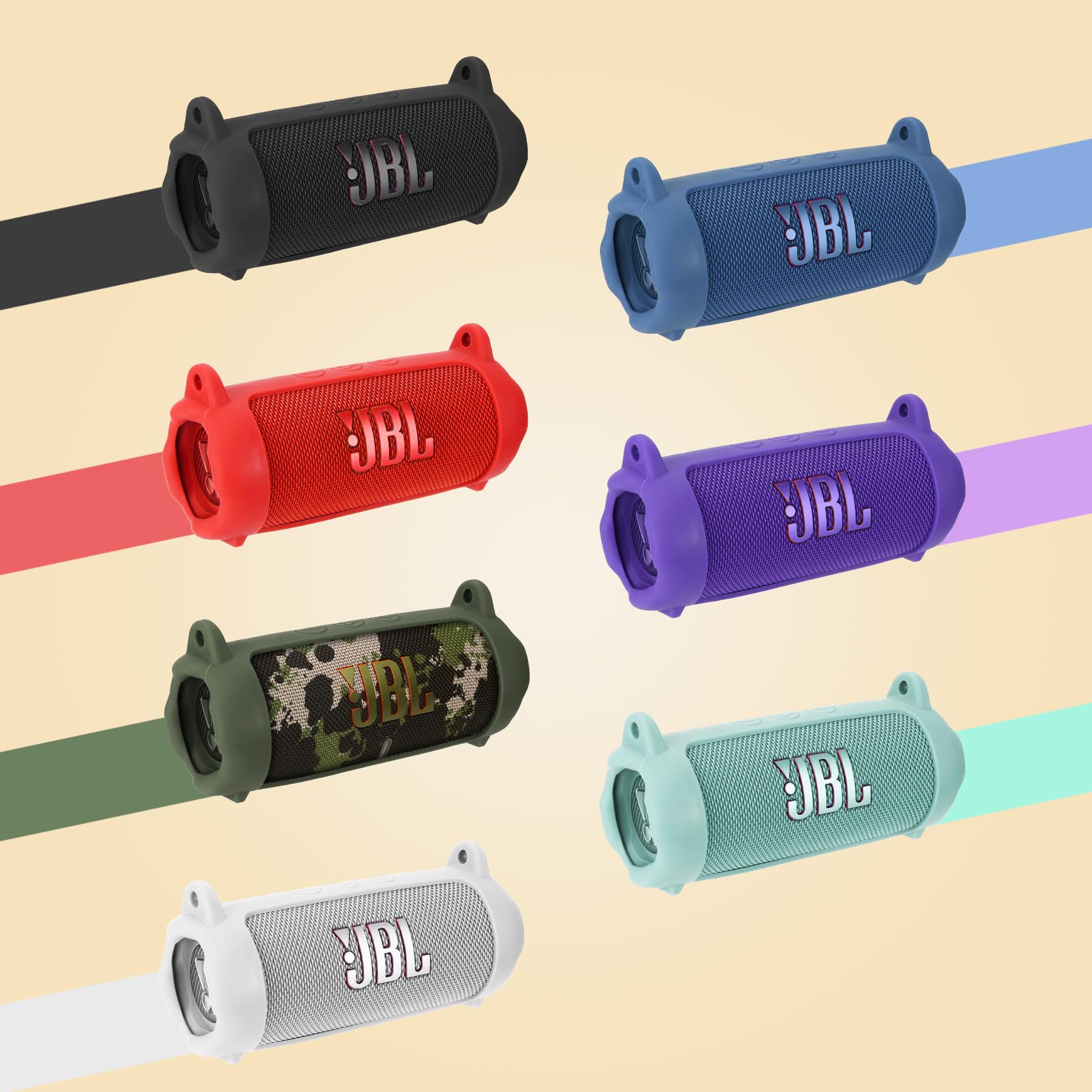 Amazon.co.jp: Lebakortシリコンケースに適合するJBL FLIP 7 Bluetooth