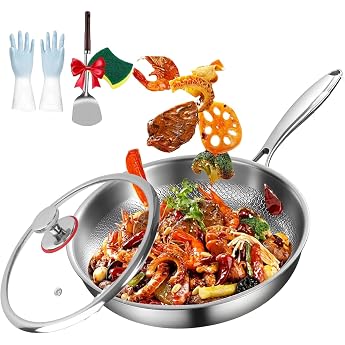 2026 New Tovara Titanium Pro Pan Titanium Pan with Lid Non-Stick Frying Pans Titanium Pan 28 cm for Cooking Perfect for Any Hob with Lid 28 cm
