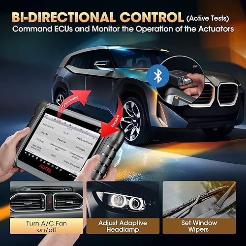 Miniatura 7 de Autel Escáner MaxiPRO MP808S-TS, herramienta de escaneo de control bidireccional 2025, actualización gratuita de 2 años, TPMS completo, codificación