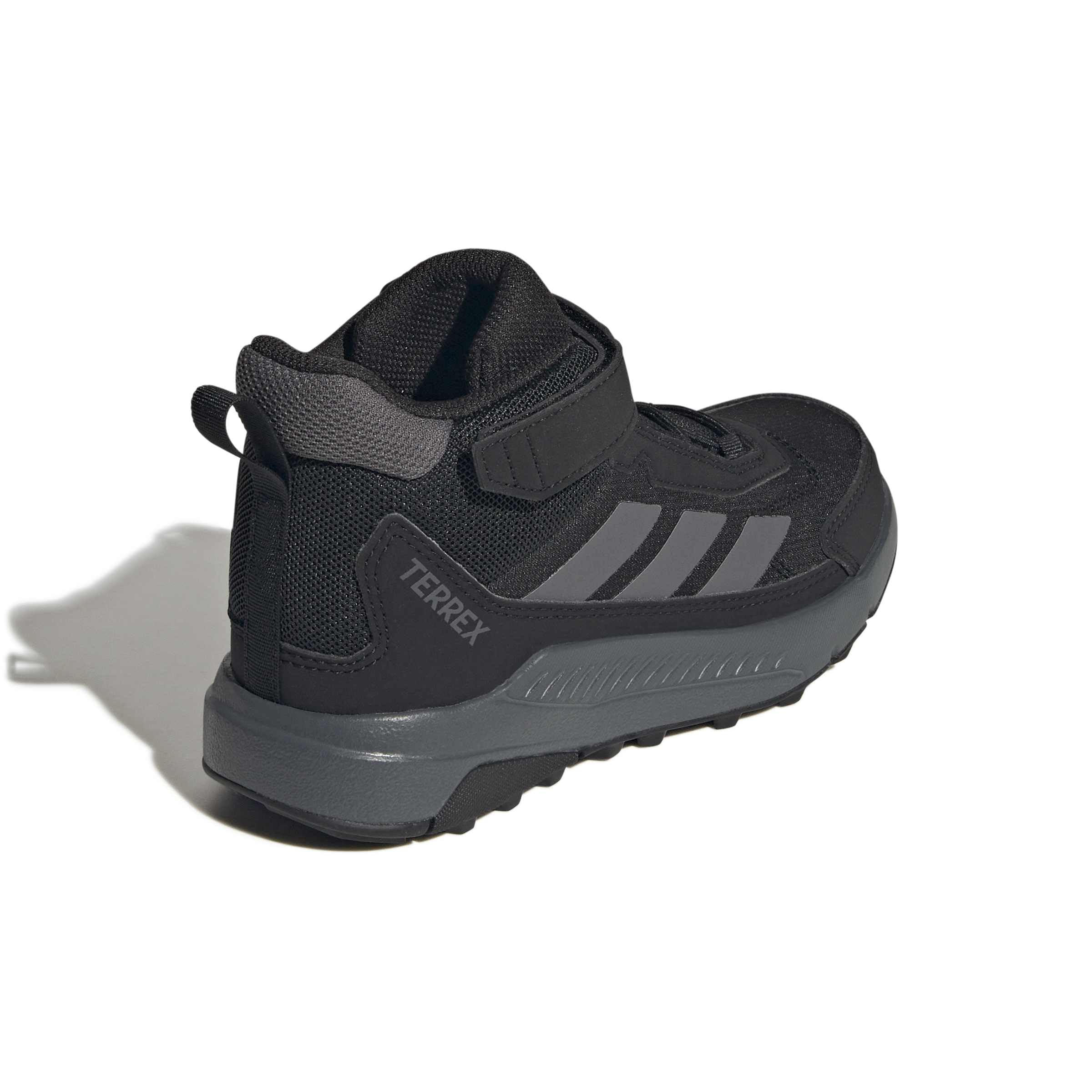 adidas Uniseks - dzieci Terrex Anylander Mid Children Hiking Shoes, core black/grey five/core black, 34 EU
