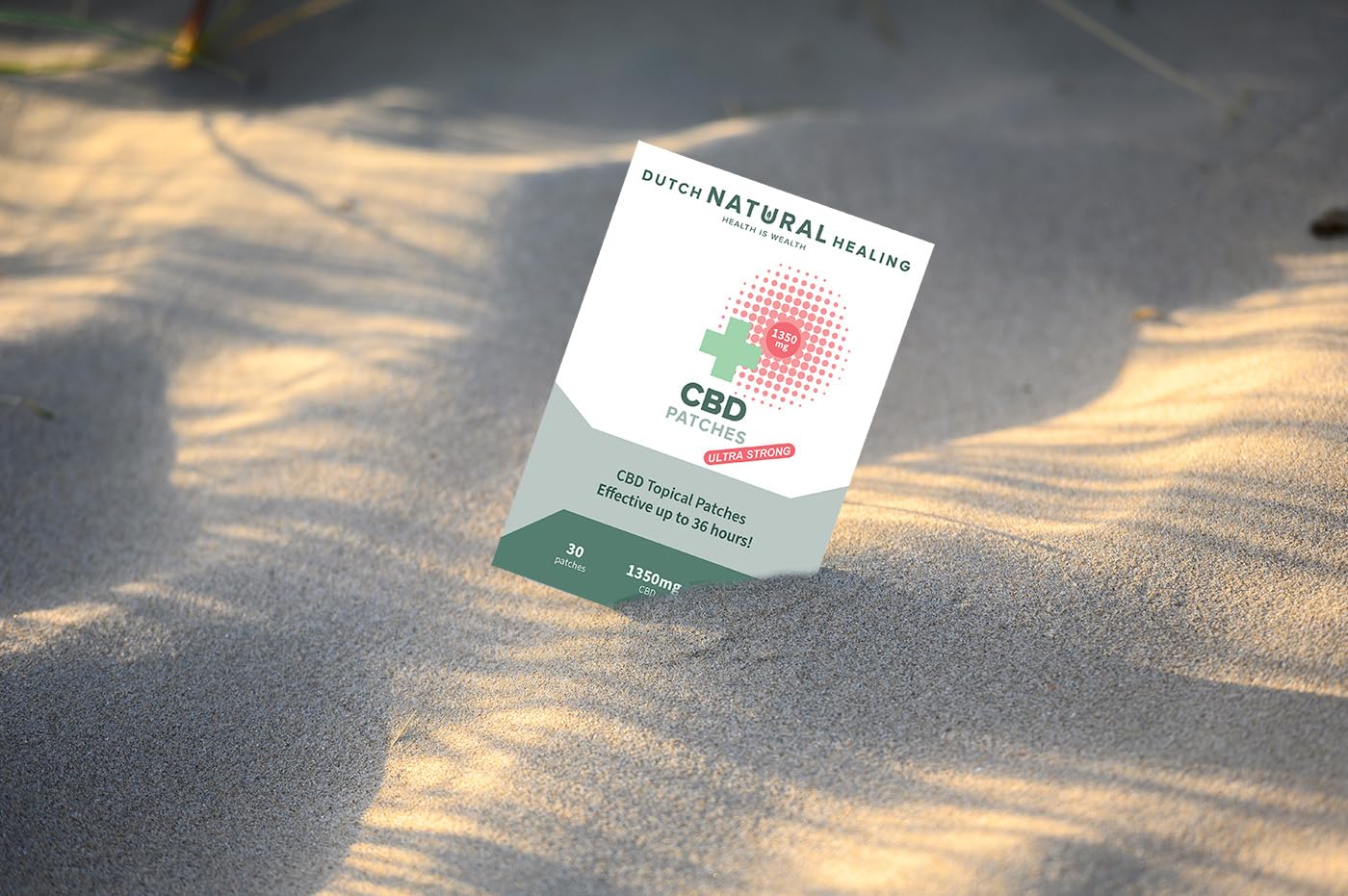 Patchs topiques CBD ultra forts - 1350 mg - 30 x 45 mg - Patchs transdermiques discrets - Efficaces et pratiques jusqu'à 36 heures