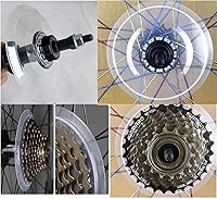 Vista 5 de Freewheel - Protectores de radios para bicicletas de montaña, diámetro de 5.31 pulgadas, protectores de radios de bicicleta, protectores de radios