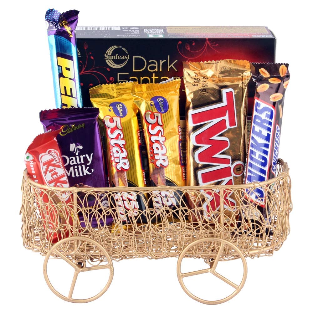 Astonished Retail Astonished Chocolate Gift Combo For Kids|Chocolate Gift Hamper For Diwali, Birthday, Holi, Rakhi, New Year, Christmas, Anniversary|Chocolates With Beautiful Basket, 1-400 G (B08L1S6Z3S) Amazon Price History, Amazon Price Tracker