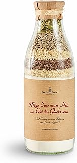 Backmischung im Glas "Möge Euer neues Heim ein Ort des Glücks sein" Backmischung im Glas Flasche Geschenk Geschenkidee Einzug Einzugsgeschenk neues Haus Umzug…