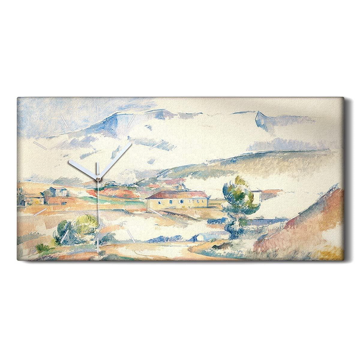 Horloge sur Toile Sans Tic-Tac Horloge Silencieuse Toile
