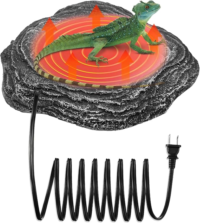 WEIYOONS Reptile Heat Rock Terrarium Tank Heating Pad