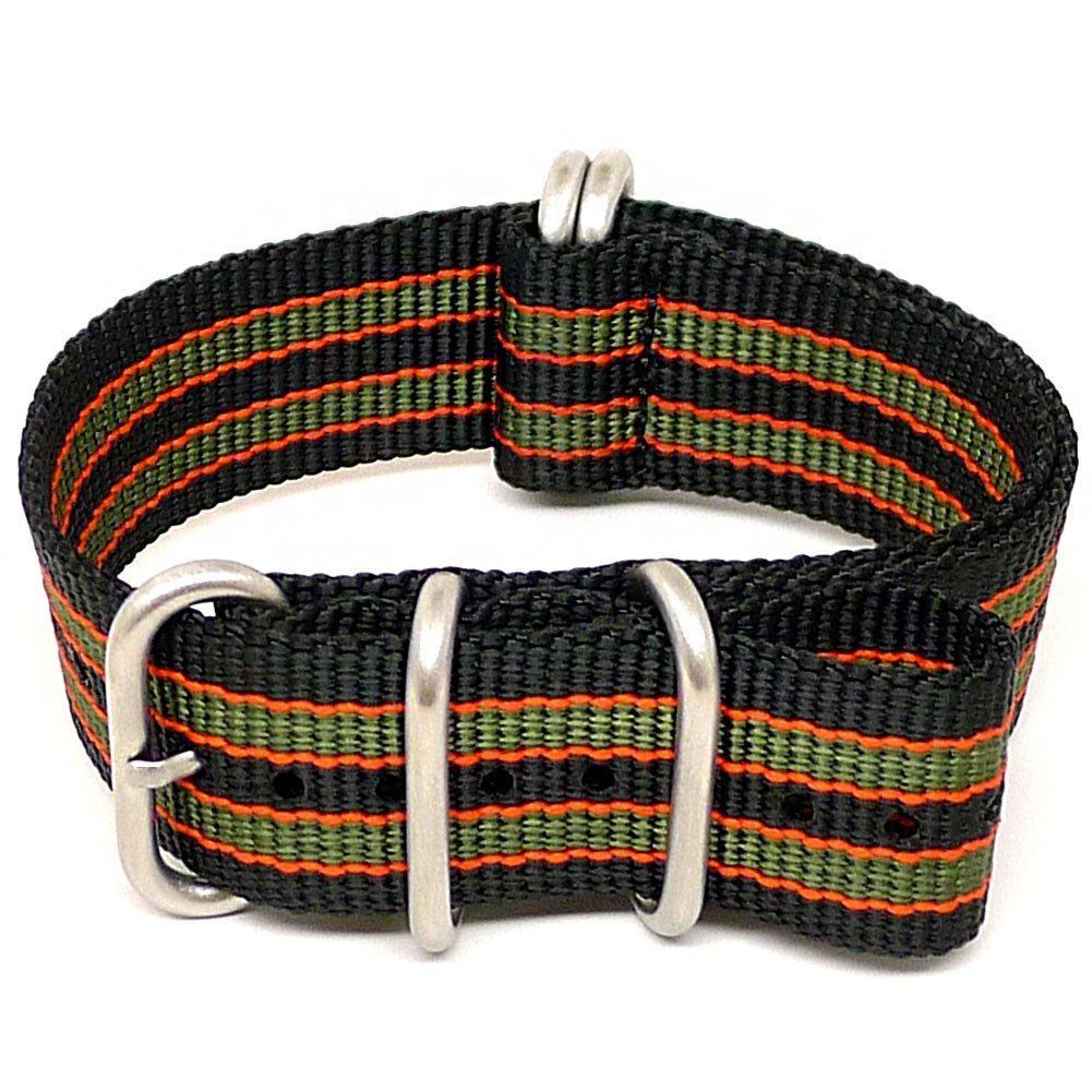 Da LucaBallistic Nylon Military Watch Strap (Matte Buckle) 18mm 20mm 22mm 24mm 26mm