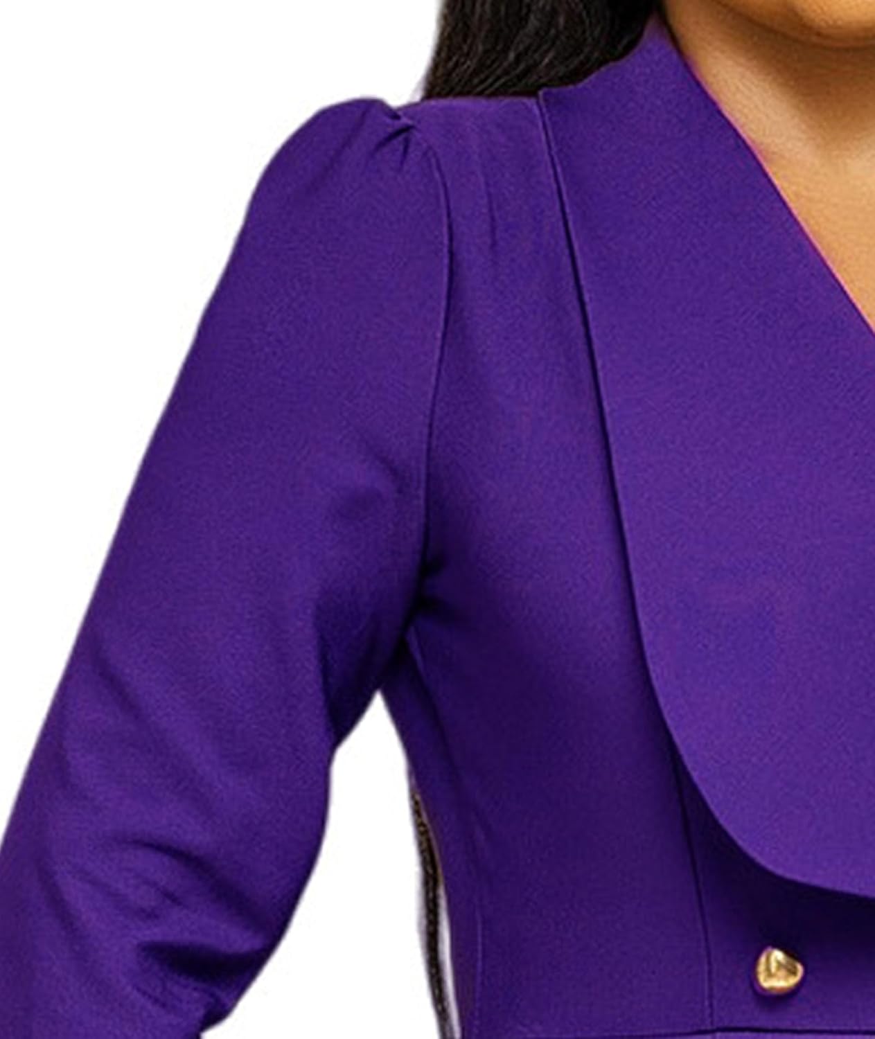 ECDAHICC Women 2 Piece Skirt Set 3/4 Sleeve Pencil Skirt Suits Formal Office Business Midi Pencil Skirt Suit