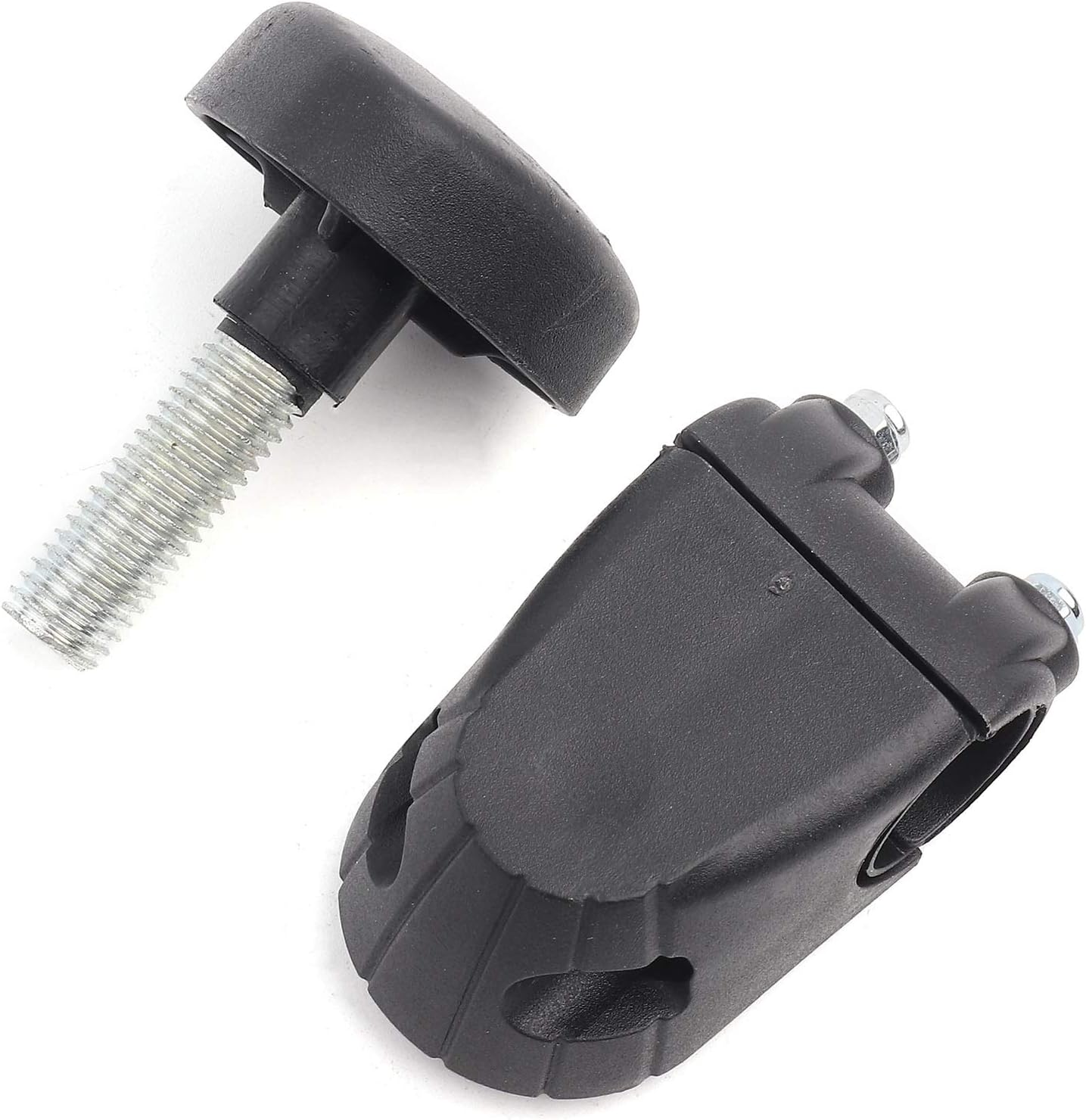 DEWIN Golf Push Cart Umbrella Holder, Universal Golf Trolley Umbrella Stand with Adjustable Angle for Golf Cart Handles Baby Stroller Fishing Beach Chair Wheelchair with Round Frames - Image 9