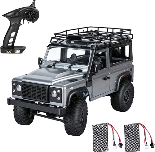 Miniatura 10 de GoolRC MN 99s RC Car, 112 escala 4WD 2.4G coche de control remoto para niños y adultos, RTR RC Crawler Off Road Truck para modelos de vehículos Land