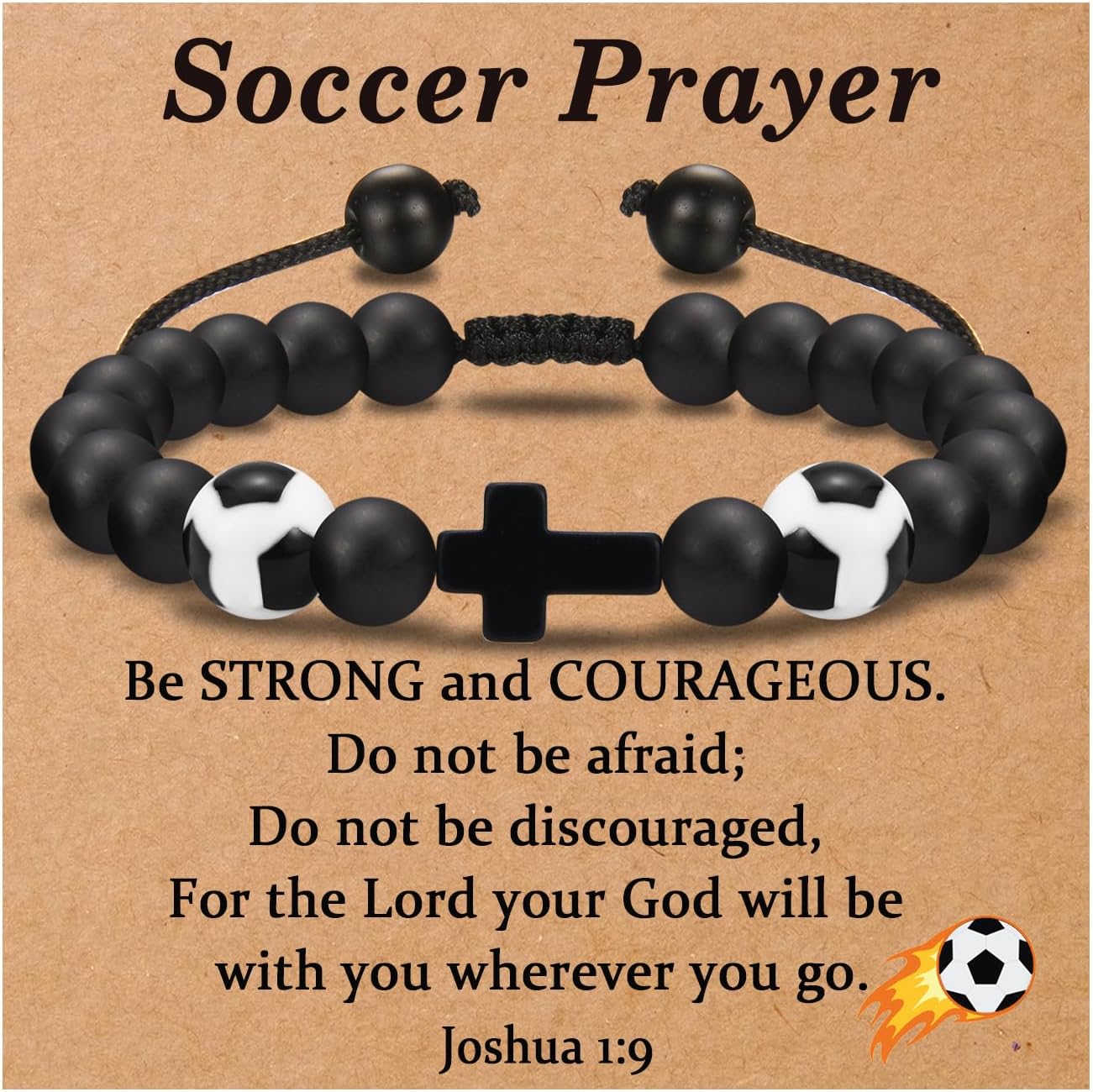 Soccer/Baseball/Basketball Gifts for Boys Cross Bracelets Teen Boys Gifts Stuff for Christmas, Birthday, Baptism