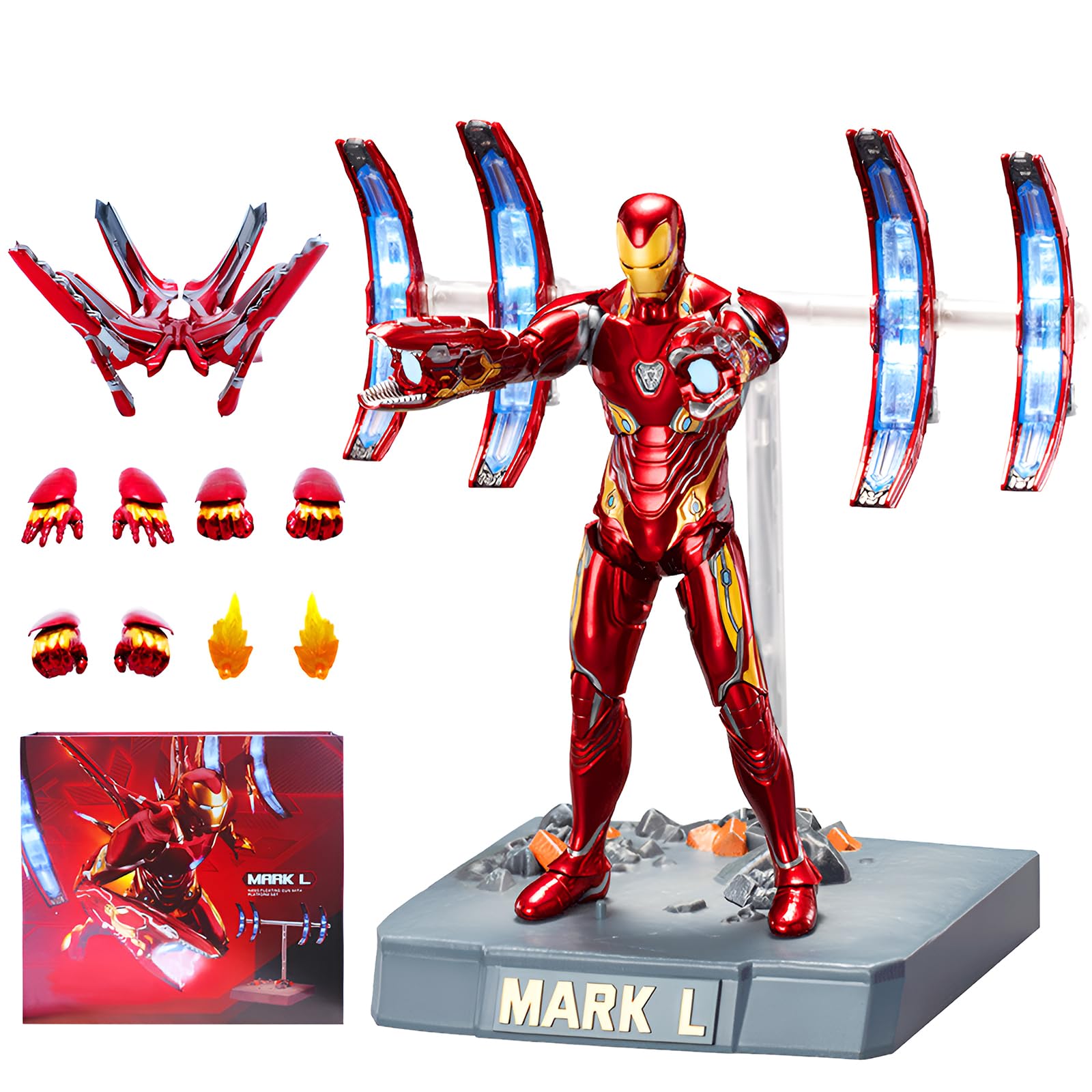 7 Inch Iron-Mans MarK50 Collectible Action Figure
