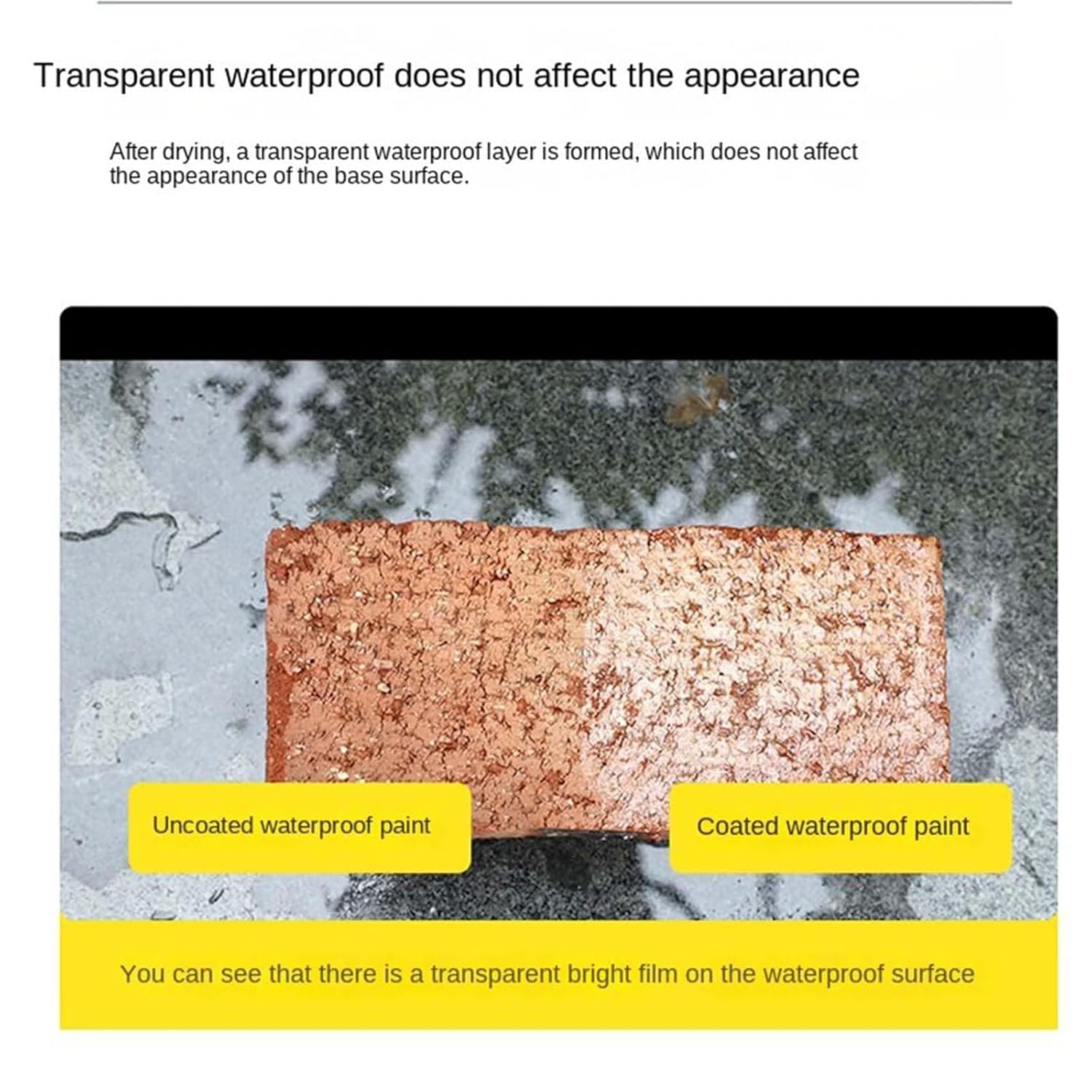Bathroom Waterproof Glue, Super Strong Invisible Waterproof Anti-Leakage Agent, for Repair Water Seepage in Cracks Roofs (500g)