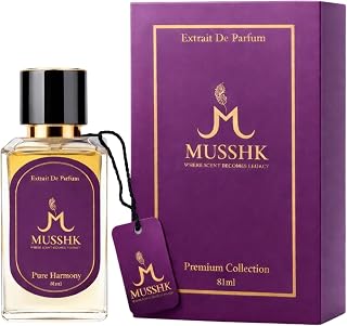 Pure Harmony Premium Unisex Extrait de Parfum 81ml | Long-Lasting Woody Aromatic Perfume with Spicy Notes | Luxury Fragrance for Men & Women