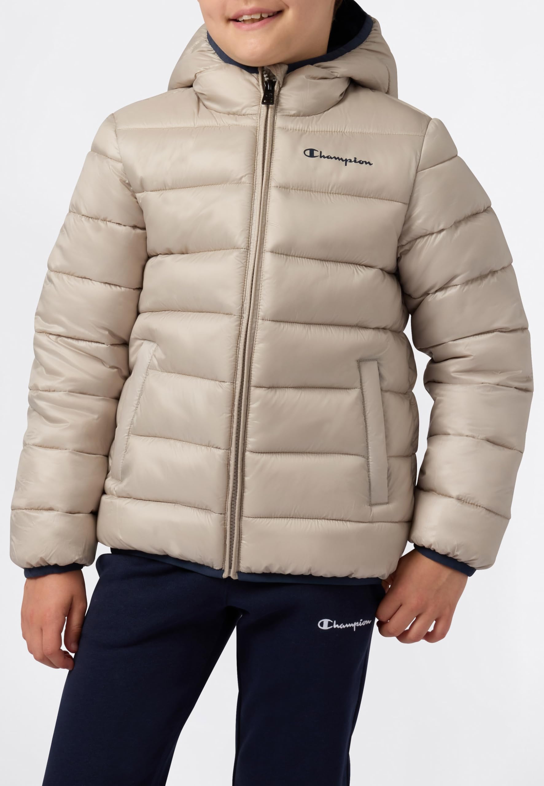 Champion Steppjacke SPORTWEAR JACKET Standard Fit mit verstellbarer Kapuze – Bild 2