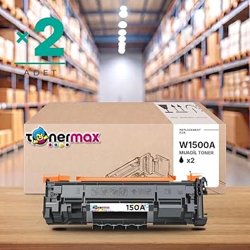 tonermax Hp Uyumlu 150A W1500A Muadil Toner - Çipli 2'li Paket / LaserJet MFP M141a /M141w / M111a / M111w