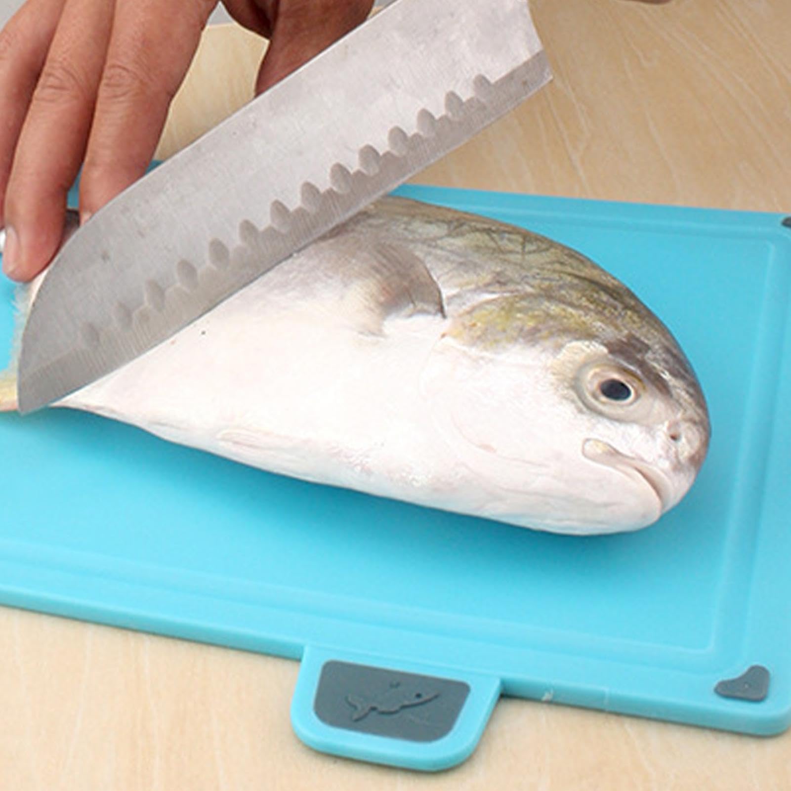 Tablas para cortar 4 Piezas Bandeja De Picar Antideslizante Codificada Por | Tabla de Cortar Carne Antiadherente Para Verduras Queso Pan Pastelería Sushi Carne Hogar Viaje Cocina Aire Libr