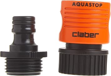 Claber 8983 Garden Hose To Accessory Quick Connector Set, Water Gardening, Lawn & Garden