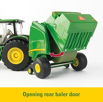 TOMY John Deere Round Bale Haying Set - 1:32 Scale