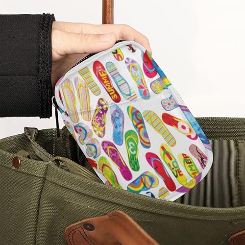 Miniatura 6 de Organizador semanal de medicamentos con chanclas brillantes, contenedor de pastillas de viaje, suplemento portátil, soporte de vitaminas, estuche