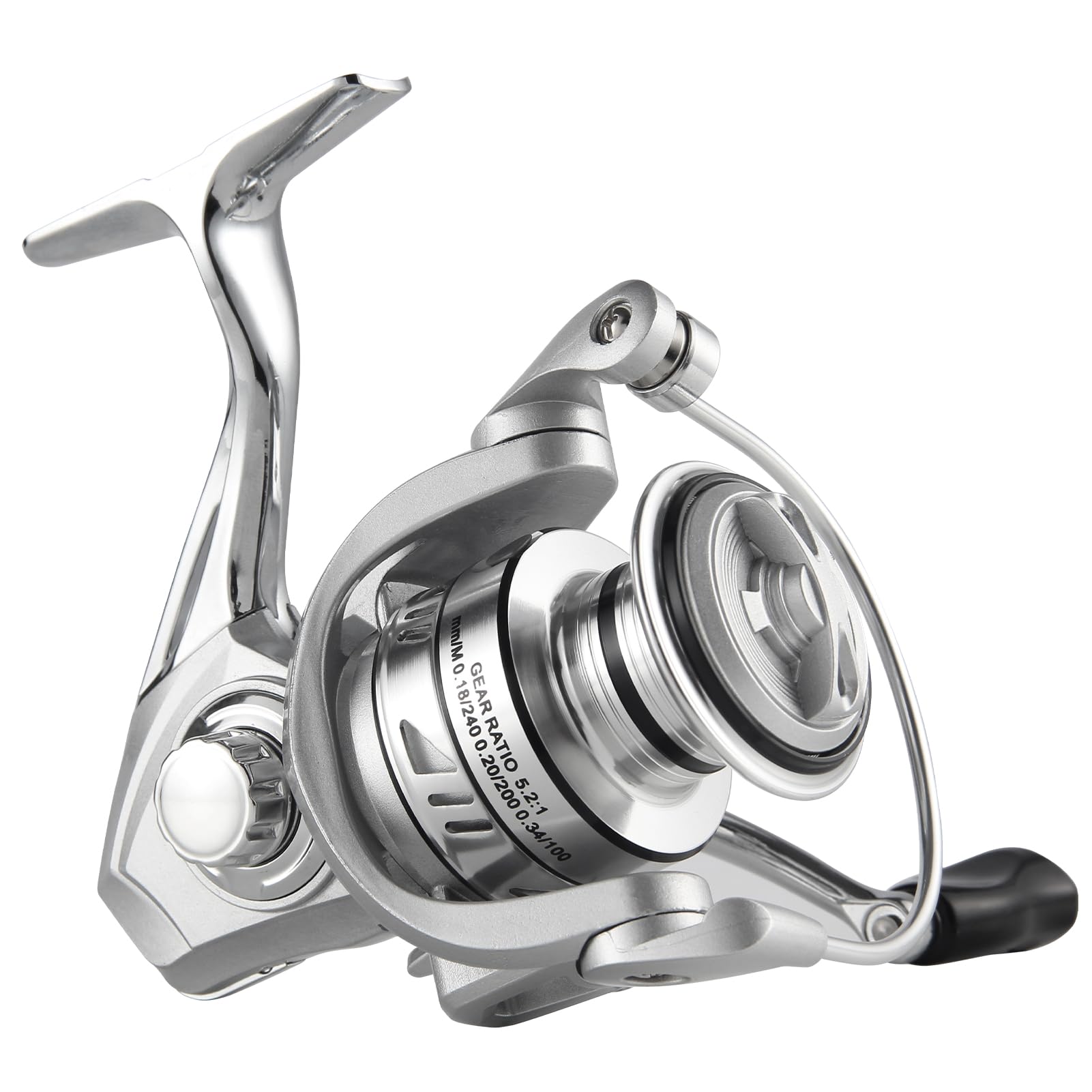 HAUT TON Spinning Reel 8000/9000/10000/12000/14000 Series 17+1BB Graphite/Metal Frame Surf Fishing Reels,4.8:1 Gear Ratio 55lbs Drag Medium/Heavy Long Casting Inshore Offshore Saltwater Monster Fish.