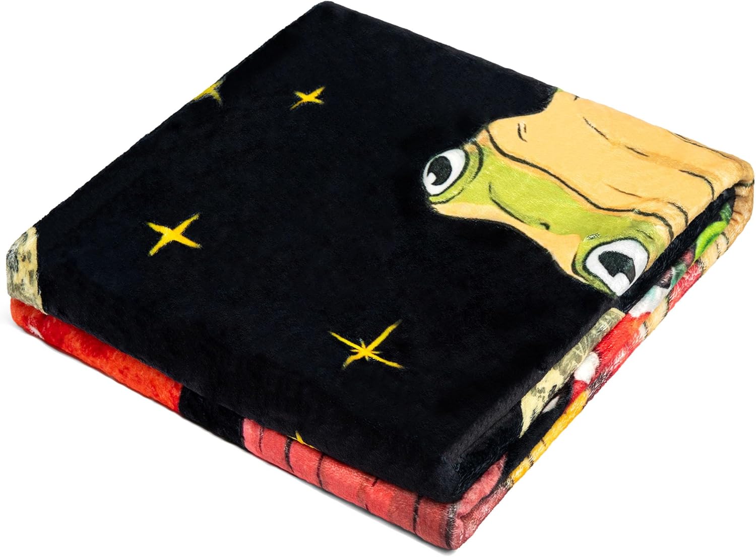 Mystical Forest Frog and Mushroom Throw Blanket - Soft Flannel Plush Blanket for Bed, Couch, Sofa, and Chair - Available in 50" x 60" Sizes - Image 6