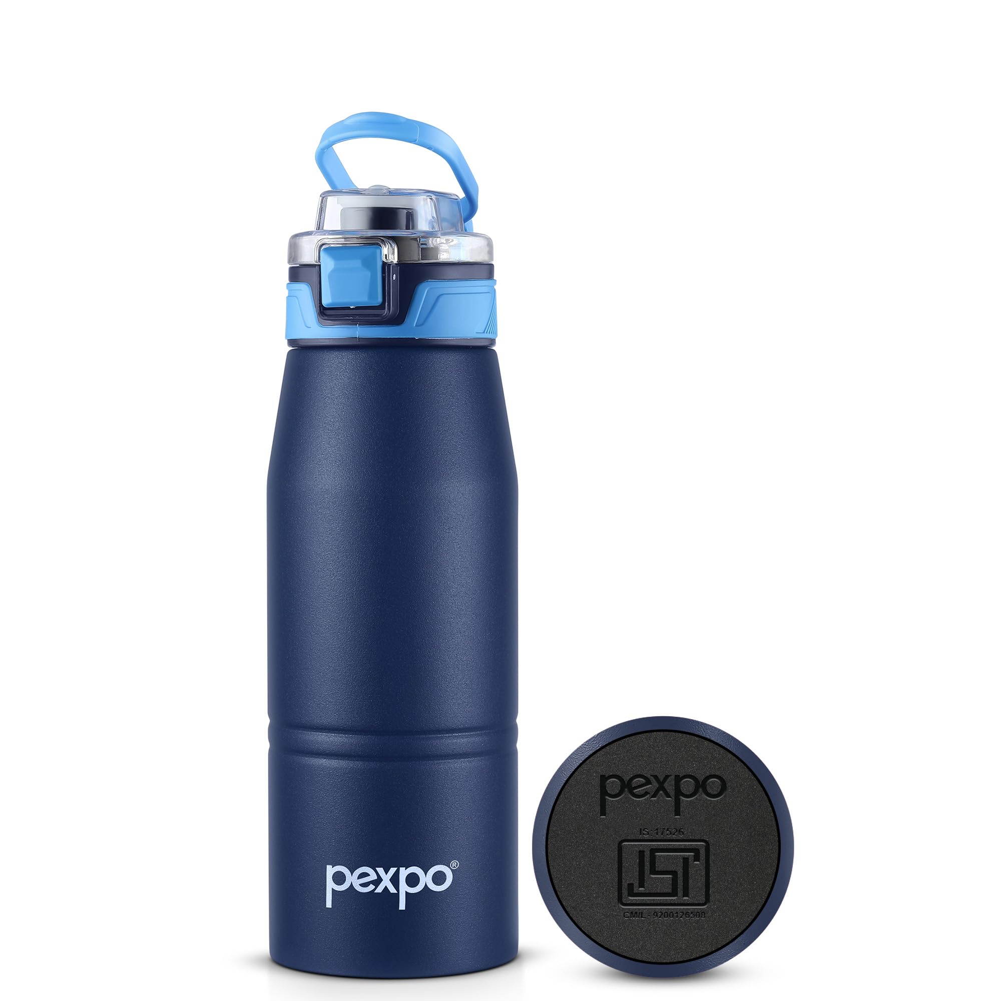 Go24 pexpo Stainless Steel Water Bottle Electro Green-Purple Ombre 750ml