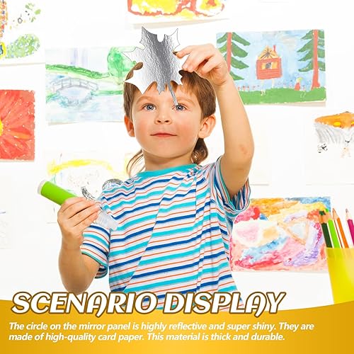 Miniatura 4 de 50 hojas de cartulina dorada brillante de 12 x 12 pulgadas, papel metálico, cuadrado, multiusos, para cumpleaños, festivales, tarjetas,