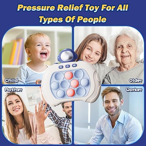 Miniatura 6 de Push Light-Up Pop It Fidget Toys for Kids,Pop It Game,Handheld Games for Kids and Adults,Stress Relief Game Machine,Puzzle Game Machine,Pop Fidget