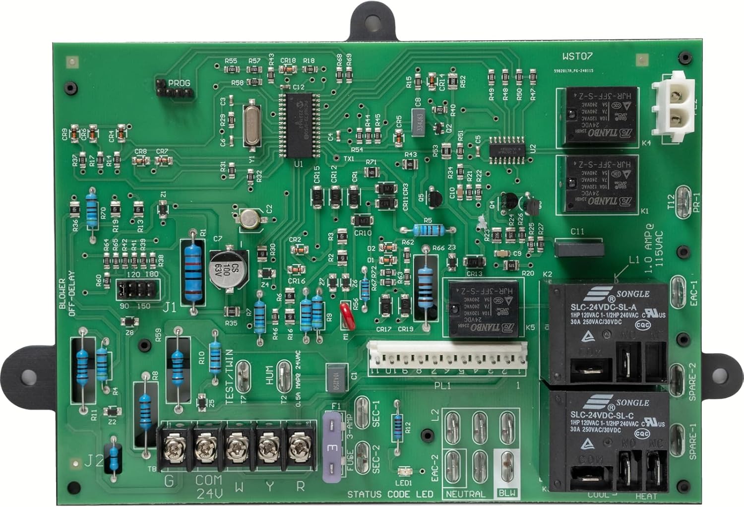 ICM282 Furnace Control Board Fits Carrier HK42FZ004, HK42FZ007, HK42FZ008, HK42FZ009
