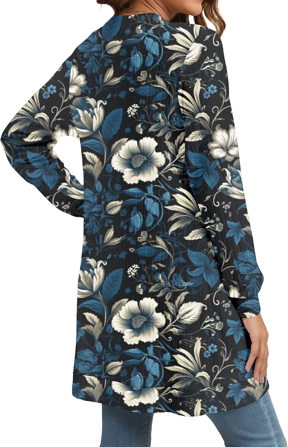  Cardigan Sweaters for Women Long Sleeve Open Front with Pockets | Long Cardigans for Women Lightweight Soft Casual Dressy Loose Fit Cardigan Sweater with Pockets for Work and Office thumbnail